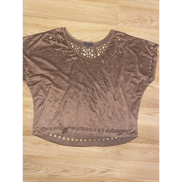 AnM Tunic Top Brown - Picture 1 of 5